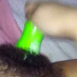 Hairy Nympho Fucks Herself With Bottle