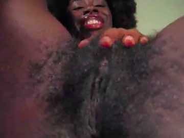 Sexy Black Lady Thick Bush